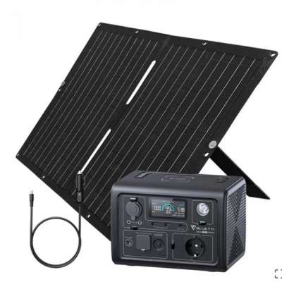 Estaci&oacute;n de Energ&iacute;a Port&aacute;til 600W + Panel solar port&aacute;til 60W