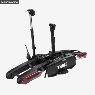 soporte para 2 bicicletas de bola de remolque tipo plataforma plegable
