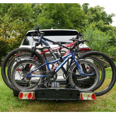 Portabicicletas bola e remolque para dos bicis